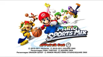 Mario Sports Mix screen shot title
